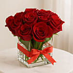 15 Red Roses Vase