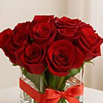 15 Red Roses Vase