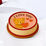 520 Day Red Roses Bouquet and Cake Bundle