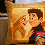Fairytale Cartoon Style 520 Day LED Cushion and Mug