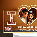 520 Day Personalised LED Lamp