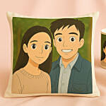 Personalised Ghibli Style 520 Day Mug and Cushion