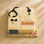 Congrats Doctor Graduation Red Velvet Cake