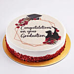 Graduation Red Velvet Cake