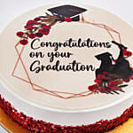 Graduation Red Velvet Cake