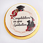 Graduation Red Velvet Cake