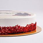 Graduation Red Velvet Cake