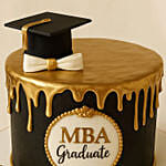 MBA Graduate Luscious Chocolate Cake