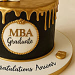 MBA Graduate Luscious Chocolate Cake