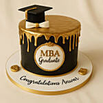 MBA Graduate Luscious Red Velvet Cake