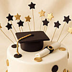 To The Stars Graduation Chocolate Cake
