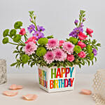 Colorful Birthday Wishes Flowers