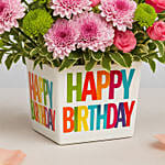 Colorful Birthday Wishes Flowers