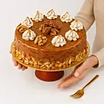 Dates & Nuts Chocolate Caramel Cake 8 Inches