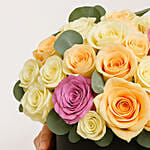 Mix Roses in Black Box