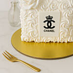 Ivory Petal Purse Chocolate Cake
