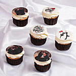 Love You Forever Assorted Photo Cupcakes