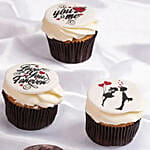 Love You Forever Assorted Photo Cupcakes