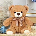 Baby Boy Celebration Flowers Box with Teddy
