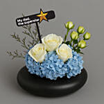 Hydrangeas and Roses Medley