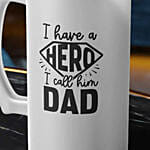 Frosted Beer Mug For Hero Dad
