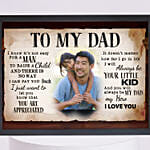 Love for Dad Photo Frame