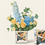 Fathers Day Appreciation Vase and Photo Frame for Dad