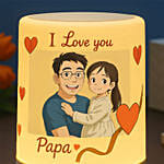 Personalise Your Ghibli I Love You Dad LED Speaker