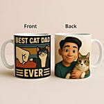 Personalised Fairytale Mug for The Best Cat Dad