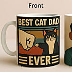 Personalised Fairytale Mug for The Best Cat Dad