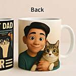 Personalised Fairytale Mug for The Best Cat Dad