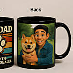 Personalised Fairytale Mug for The Best Dog Dad