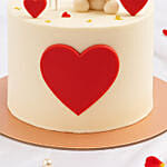 Adorable Teddy Bear Love Chocolate Cake