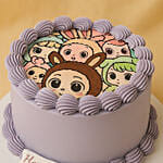 Labubu Collection Birthday Chocolate Cake