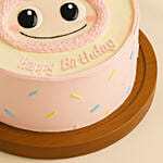 Labubu Exciting Macaron Face Cake