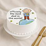 Officially The Best Dad Cake
