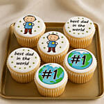 Officially The Best Dad Cup Cakes