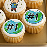 Officially The Best Dad Cup Cakes