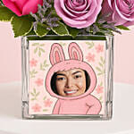 Cute Monster Personalised Face Flowers Vase