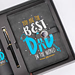 Water Bottle and Diary Bundle for Dad