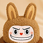 Labubu Zimomo Face Cake