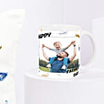 Personalised Cushion and Mug For New Fathers