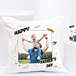 Personalised Cushion and Mug For New Fathers