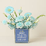 To The Best Dad Flowers Vase
