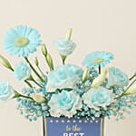 To The Best Dad Flowers Vase