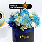 Flowers for Superstar Dad and Fairytale Cartoon Cake