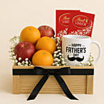 Fruit & Chocolates With Mug For Father's Day