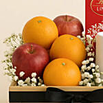 Fruit & Chocolates With Mug For Father's Day
