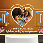 Love You Dad Personalised LED Lamp