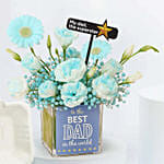 Best Dad Ever Flowers Cake N Mug